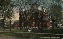 Ward School Seneca Falls, NY Postcard Postcard Postcard