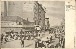 Convention Rolling Chair Parade Atlantic City, NJ Postcard Postcard Postcard