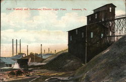 Coal Washery and Suburban, Electric Light Plant Scranton, PA Postcard Postcard Postcard