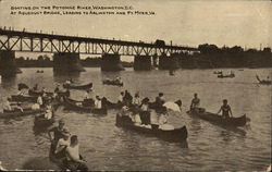 Boating on the Potomac River Postcard