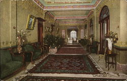 Hotel Rome - Reception Hall Postcard