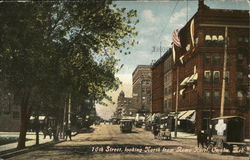 16th Street Looking North from Rome Hotel Omaha, NE Postcard Postcard Postcard