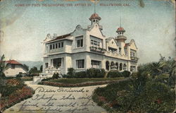 Home of Paul de Longpre the artist Hollywood, CA Postcard Postcard Postcard