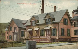 Pumping Station Auburn, ME Postcard Postcard Postcard