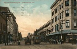 Bay Street Looking West Postcard