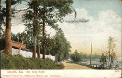 Bay Shell Road Mobile, AL Postcard Postcard Postcard