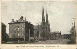 Great George Street Charlottetown, PE Canada Prince Edward Island Postcard Postcard Postcard