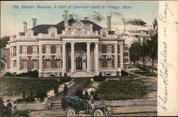 The Wheeler Mansion Orange, MA Postcard Postcard Postcard