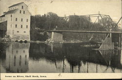 Scene on River Postcard