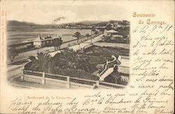 Boulevard de la Croisette Cannes, France Postcard Postcard