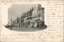 Villas Blankenberghe, Belgium Benelux Countries Postcard Postcard