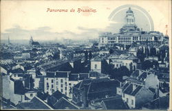 Panoramic View of City Postcard