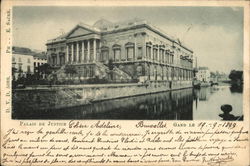 Palais de Justice Brussels, Belgium Benelux Countries Postcard Postcard