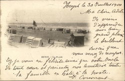 La Plage Postcard