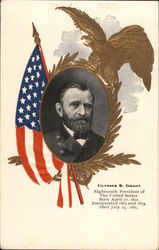 Ulysses S. Grant Presidents Postcard Postcard