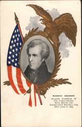 Andrew Jackson Presidents Postcard Postcard