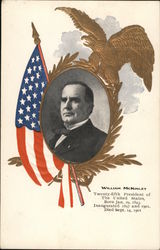 William McKinley, Twenty-fifth President of The United States Presidents Postcard Postcard Postcard