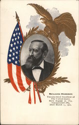 Benjamin Harrison Presidents Postcard Postcard