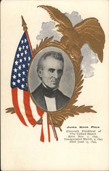 President James Knox Polk Presidents Postcard Postcard