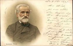 Guiseppe Verdi Composers Postcard Postcard