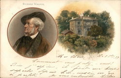 Richard Wagner Composers Postcard Postcard