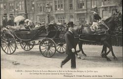 Joyeuse Entree de Lours Majestes le Roi et la Reine des Belges, 13 Juillet 1913 Postcard