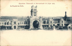 La Facade des Halls Postcard