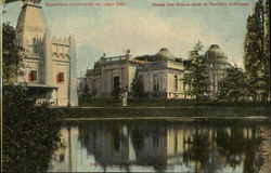 Palais des Beaux-Arts et Pavillon d'Afrique Liege, Belgium Benelux Countries Postcard Postcard