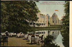 Pavillon d'Afrique et Palais des Beaux-Arts Liege, Belgium Benelux Countries Postcard Postcard