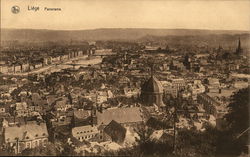 Panoramic View of City Postcard