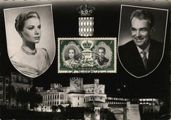 Monaco - Princess Grace Kelly and Prince Rainier III Postcard