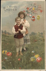 A Happy Easter Postcard