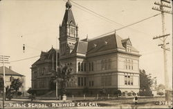 Public School Building Postcard