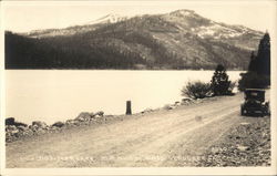 Donner Lake & S.P. Snow Shed Postcard