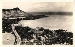 Royal Hawaiian and Moana Hotels, on the Beach at Waikiki Honolulu, HI Postcard Postcard Postcard