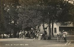 Willow Creek - Cars in Front of Homes  Blue Lake, CA Postcard Postcard Postcard