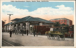 Northwestern Depot Postcard