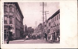 King Street, The Bowery of Troy New York, NY Postcard Postcard Postcard