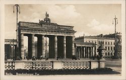 Brandenburg Gate Berlin, Germany Postcard Postcard Postcard