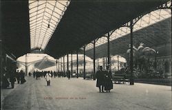 Gare du Nord Interior Paris, France Postcard Postcard Postcard