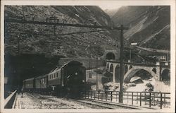 Göschenen,Electric Train of the Gotthard Railway Germany Postcard Postcard Postcard