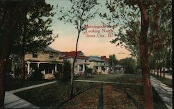 Morningside Ave Looking North Sioux City, IA Postcard Postcard Postcard