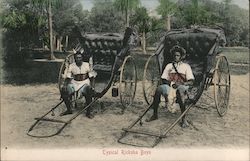 Typical Ricksha Boys South Africa Postcard Postcard Postcard