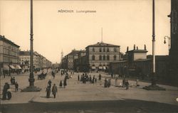 Ludwigstraße Munich, Germany Postcard Postcard Postcard