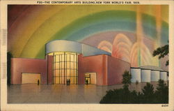 Contemporary Arts Building 1939 NY World's Fair Postcard Postcard Postcard