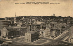 Theatre and College Building, Rhode Island School of Design Providence, RI Postcard Postcard Postcard