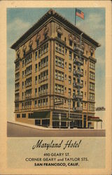 Maryland Hotel San Francisco, CA Postcard Postcard Postcard