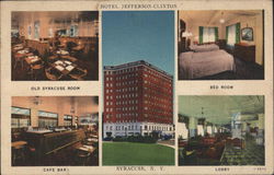 Views of Hotel Jefferson-Clinton Syracuse, NY Postcard Postcard Postcard