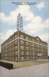 Hotel Clermont, "As Modern As Tomorrow" Atlanta, GA Postcard Postcard Postcard