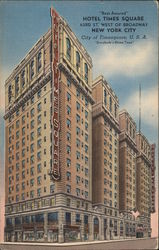 Hotel Times Square New York, NY Postcard Postcard Postcard